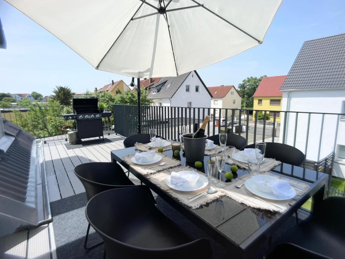 M-Style 04 Apartment Mit Balkon Und Gasgrill, 24H Self-Check-In, Free Parking, Netflix Nuremberg Ngoại thất bức ảnh